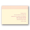 Initial Cuteness -- Ivory with Lipstick Reception Card