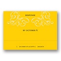 Initial Cuteness -- Ivory with Canary Respond Card