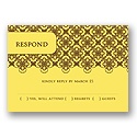 Delicate Lace -- Canary Respond Card