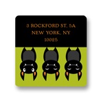 Just Batty -- Halloween Address Label