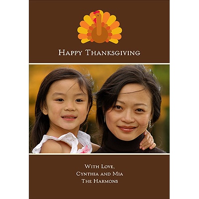 Gobble, Gobble -- Fall Photo Card