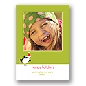 Playful Penguin -- Photo Holiday Card