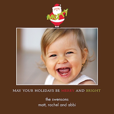 Jolly Santa -- Holiday Photo Cards