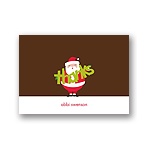 Jolly Santa Clause -- Christmas Thank You Card