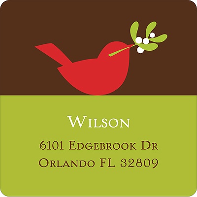 Tiny Dove -- Address Label