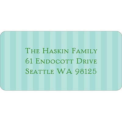Stripes -- Address Label
