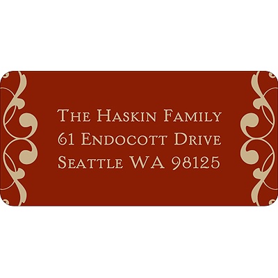Filigree -- Address Label