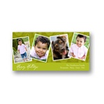 Four Fun -- Olive Photo Holiday Card