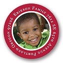 Ornamental Circle -- Address Label