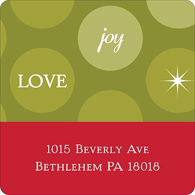 Stars and Dots -- Address Label