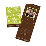 Snowflake Party -- Photo Holiday Card