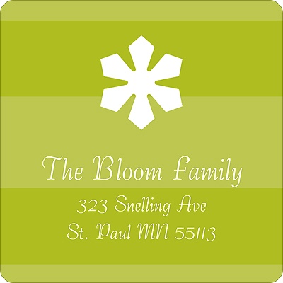 Snowflake Party -- Address Label