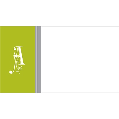 New Home -- Olive Personalized Note Card