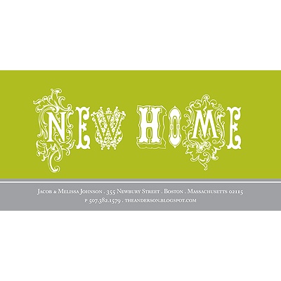 New Home -- Moving Announcement
