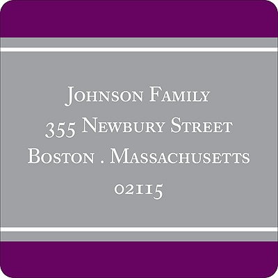 New Home -- Grape Address Label