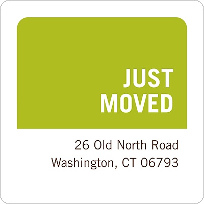 Just Moved -- Address Label