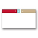 Paint Swatch -- Personalized Note Card