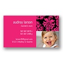 Elegant Damask -- Pink Mommy Card
