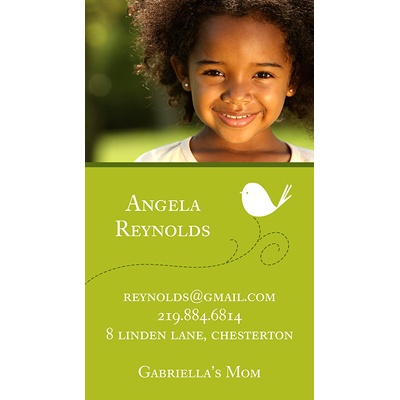 Little Bird -- Olive Mommy Card
