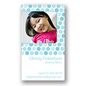 Dainty Dots -- Blue Mommy Card