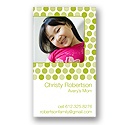 Dainty Dots -- Olive Mommy Card