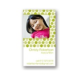 Dainty Dots -- Olive Mommy Card