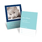 Scallops -- Blue Mommy Card