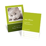 Scallops -- Olive Mommy Card
