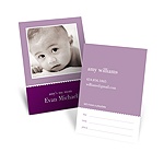 Scallops -- Violet Mommy Card
