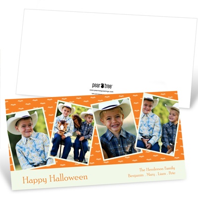 Batty Collage -- Halloween Photo Card