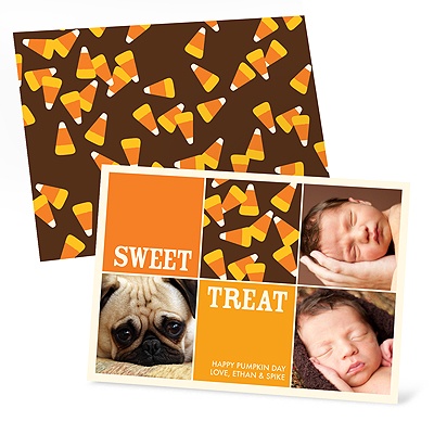 Sweet Collage -- Halloween Photo Card
