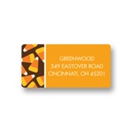 Sweet Candy Corn -- Halloween Address Label