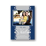 Starry Shalom -- Hanukkah Photo Cards