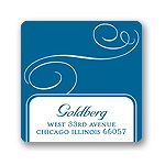 Delicate Swirl -- Address Label