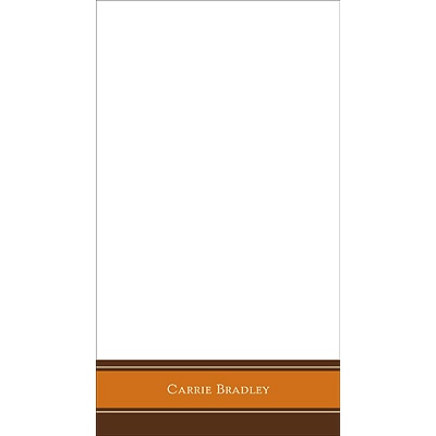 Solid Stripes -- Personalized Note Card