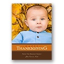 Thankful Stripes -- Photo Thanksgiving Card