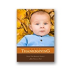 Thankful Stripes -- Photo Thanksgiving Card