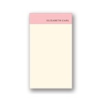 Scalloped -- Pink Personalized Note Card