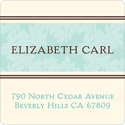 Soft Elegance -- Address Label