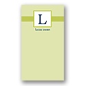 Tied with Love -- Green Personalized Note Card