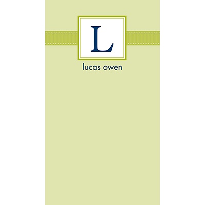 THE GOLDEN TICKET -- BOY PHOTO BIRTH ANNOUNCEMENT, 2in. x 4in. Folded Holiday Card