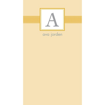 THE GOLDEN TICKET -- BOY PHOTO BIRTH ANNOUNCEMENT, 2in. x 4in. Folded Holiday Card