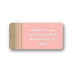 Soft Circles -- Pink Address Labels