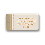 Soft Circles -- Tan Address Labels