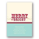 Simply Merry -- Aqua Holiday Party Invitation
