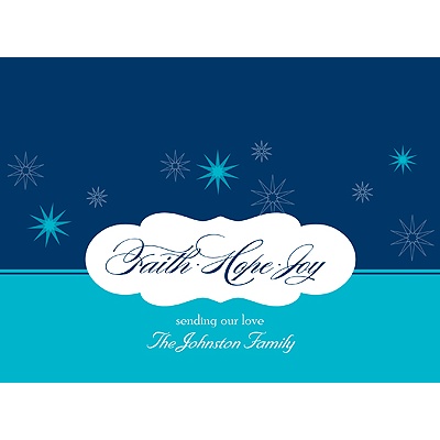 Stars of Faith -- Holiday Card