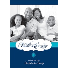 Stars of Faith -- Holiday Photo Card