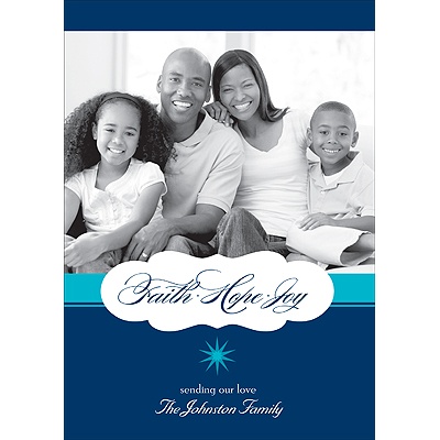 Stars of Faith -- Holiday Photo Card