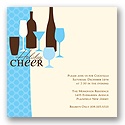 Holiday Cheer -- Blue Holiday Party Invitation