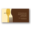 Dig In -- Brown Thanksgiving Invitation
